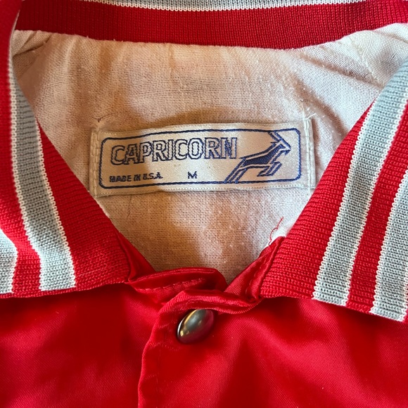 Very Rare! Vintage 1980s Capricorn Promotional Ford Mustang Varsity Jacket - Picture 4 of 7